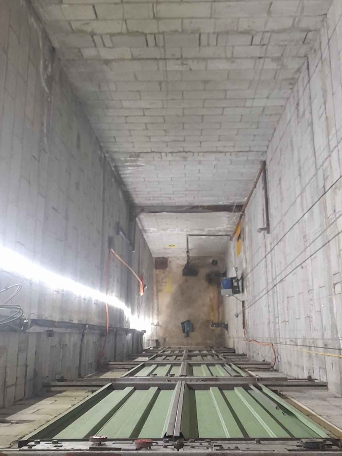 Residential elevator removal showing empty lift shaft prepared for decommissioning and safe dismantling by East Coast Elevator Removals